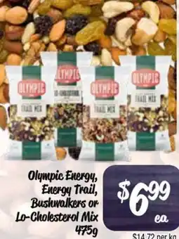 Farmer Jack's Olympic Energy, Energy Trail, Bushwalkers or Lo-Cholesterol Mix offer