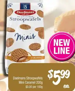 Farmer Jack's Daelmans Stroopwafels Mini Caramel offer