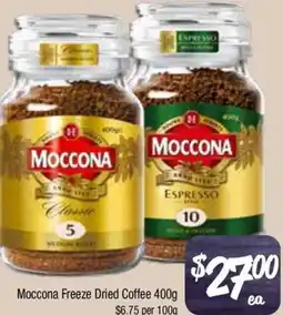 Farmer Jack's Moccona Freeze Dried Coffee offer