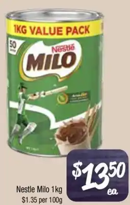 Farmer Jack's Nestle milo offer