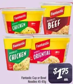 Farmer Jack's Fantastic Cup or Bowl Noodles offer