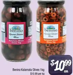 Farmer Jack's Benino Kalamata Olives offer