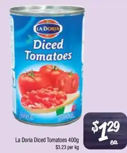 Farmer Jack's La Doria Diced Tomatoes offer