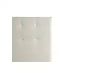 Samantha&#039;s Fabric Headboard, Queen, Sand / White Stitch