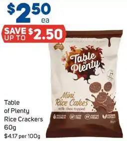 Foodland Table of Plenty Rice Crackers offer