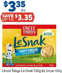Foodland Uncle Tobys Le Snak offer