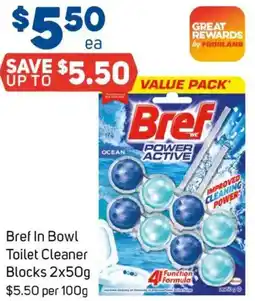 Foodland Bref In Bowl Toilet Cleaner Blocks offer
