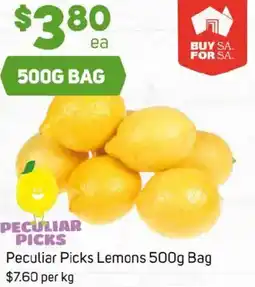 Foodland Peculiar Picks Lemons offer