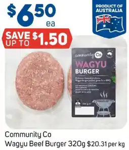 Foodland Community Co Wagyu Beef Burger offer