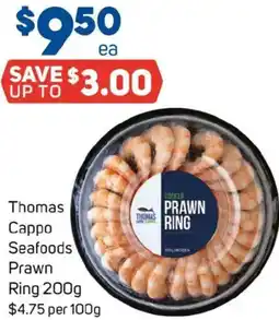 Foodland Thomas Cappo Seafoods Prawn Ring offer