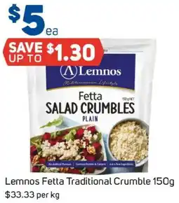 Foodland Lemnos Fetta Traditional Crumble offer