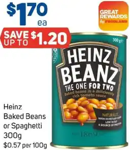 Foodland Heinz Baked Beans or Spaghetti offer