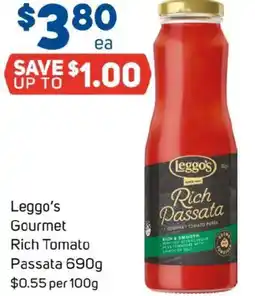 Foodland Leggos Gourmet Rich Tomato Passata offer
