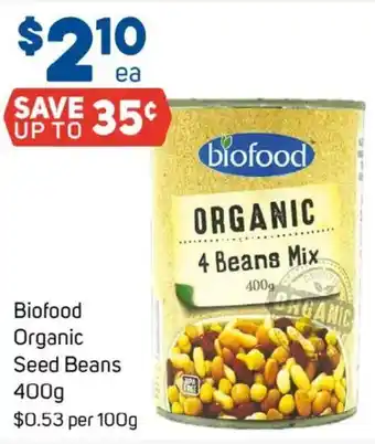 Foodland Biofood Organic Seed Beans offer