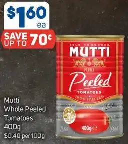 Foodland Mutti Whole Peeled Tomatoes offer
