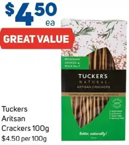 Foodland Tuckers Aritsan Crackers offer