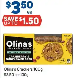 Foodland Olinas Crackers offer