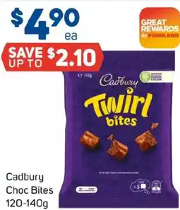 Foodland Cadbury Choc Bites offer