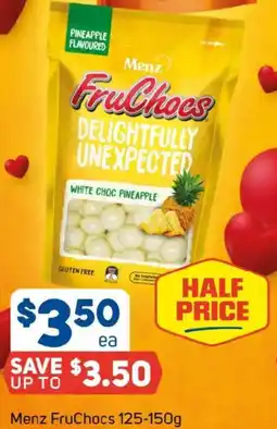 Foodland Menz FruChocs offer