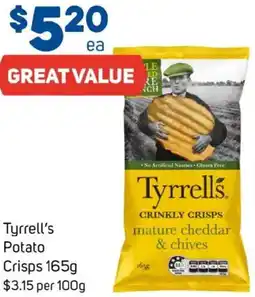 Foodland Tyrrells Potato Crisps offer