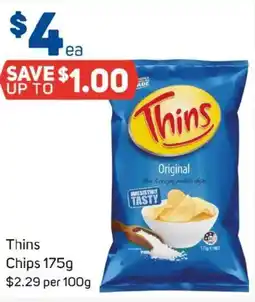 Foodland Thins Chips offer