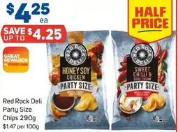 Foodland Red Rock Deli Party Size Chips offer