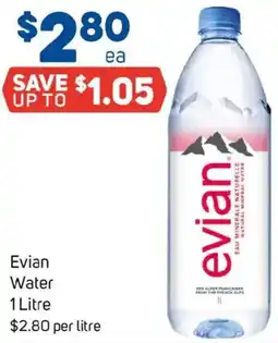 Foodland Evian Water offer