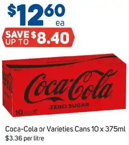Foodland Coca Cola or Varieties Cans offer