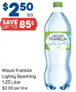 Foodland Mount Franklin Lightly Sparkling offer