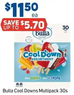 Foodland Bulla Cool Downs Multipack 30s offer