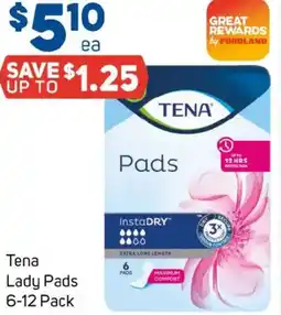 Foodland Tena Lady Pads offer