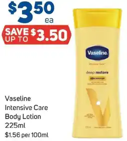 Foodland Vaseline Intensive Care Body Lotion offer