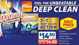 Foodland Dynamo Professional Laundry Liquid or Discs offer