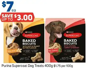 Foodland Purina Supercoat Dog Treats offer