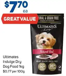 Foodland Ultimates Indulge Dry Dog Food offer