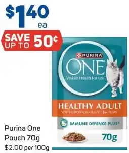 Foodland Purina One Pouch offer