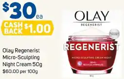 Foodland Olay Regenerist Micro Sculpting Night Cream offer
