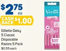 Foodland Gillette Daisy 5 Classic Disposable Razors offer