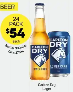 Foodland Carlton Dry Lager offer