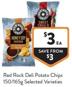 Foodworks Red Rock Deli Potato Chips offer