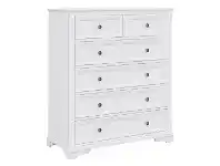 LivingStyles Vienna Wooden 6 Drawer Tallboy offer