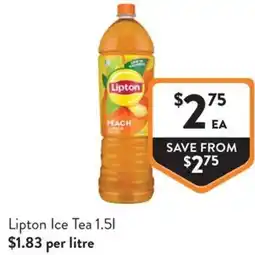 Foodworks Lipton Ice Tea offer