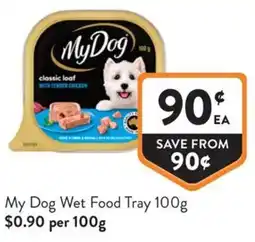 Foodworks My Dog Wet Food Tray offer