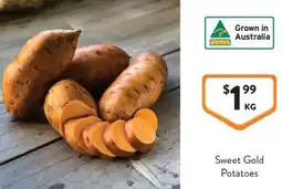 Foodworks Sweet Gold Potatoes offer