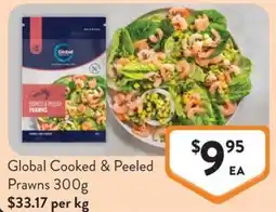 Foodworks Global Cooked & Peeled Prawns offer