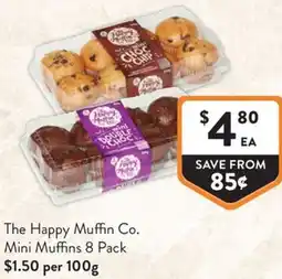 Foodworks The Happy Muffin Co Mini Muffins offer