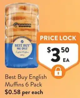 Foodworks Best Buy English Muffins offer