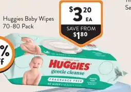 Foodworks Huggies Baby Wipes offer
