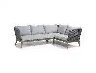LivingStyles Melissia Rope & Acacia Timber Corner Sofa offer