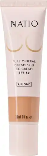 Amcal Pharmacies Natio Pure Mineral Dream Skin CC Cream SPF 50 offer